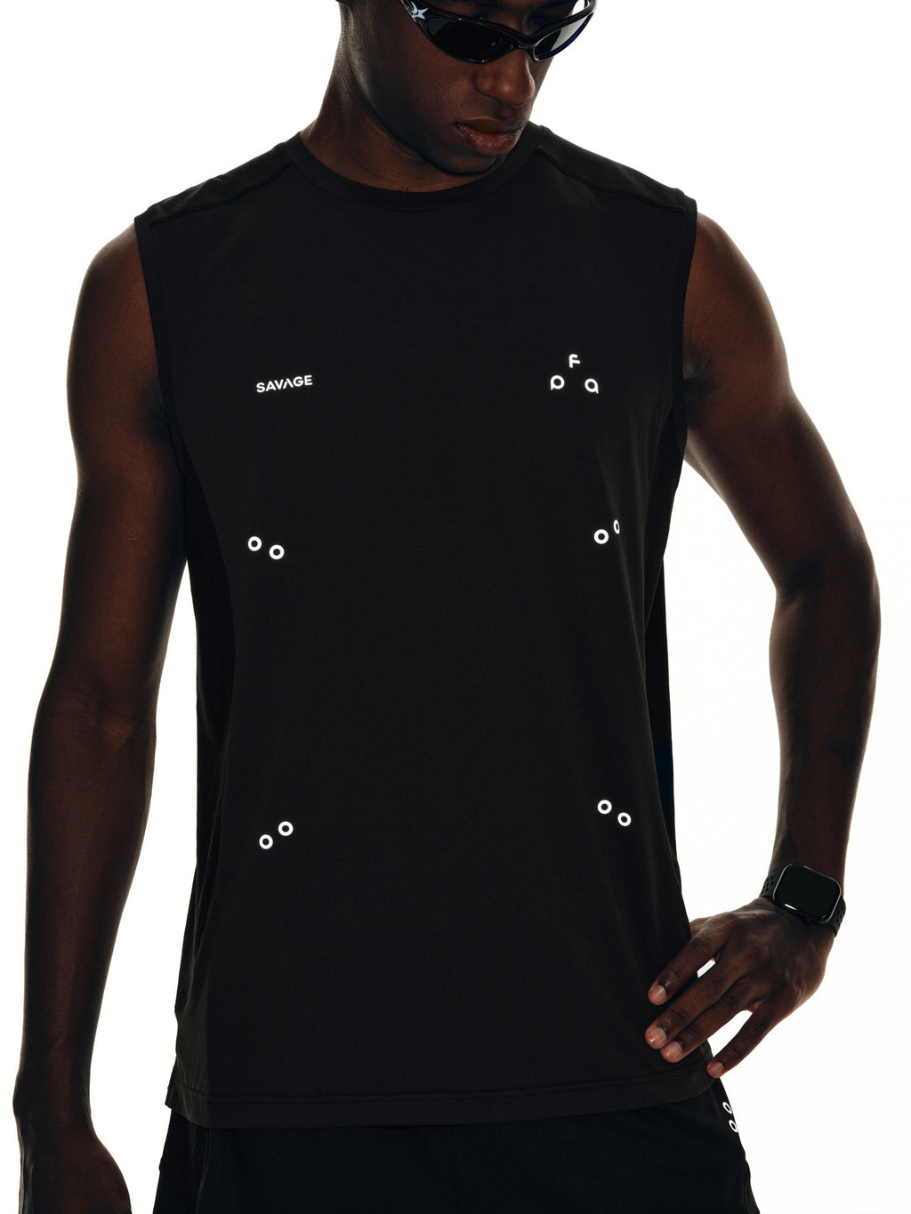 FPA x SAVAGE Collaboration Cross-Training Tank Top - Quick-Dry Breathable Athletic Sleeveless T-Shirt