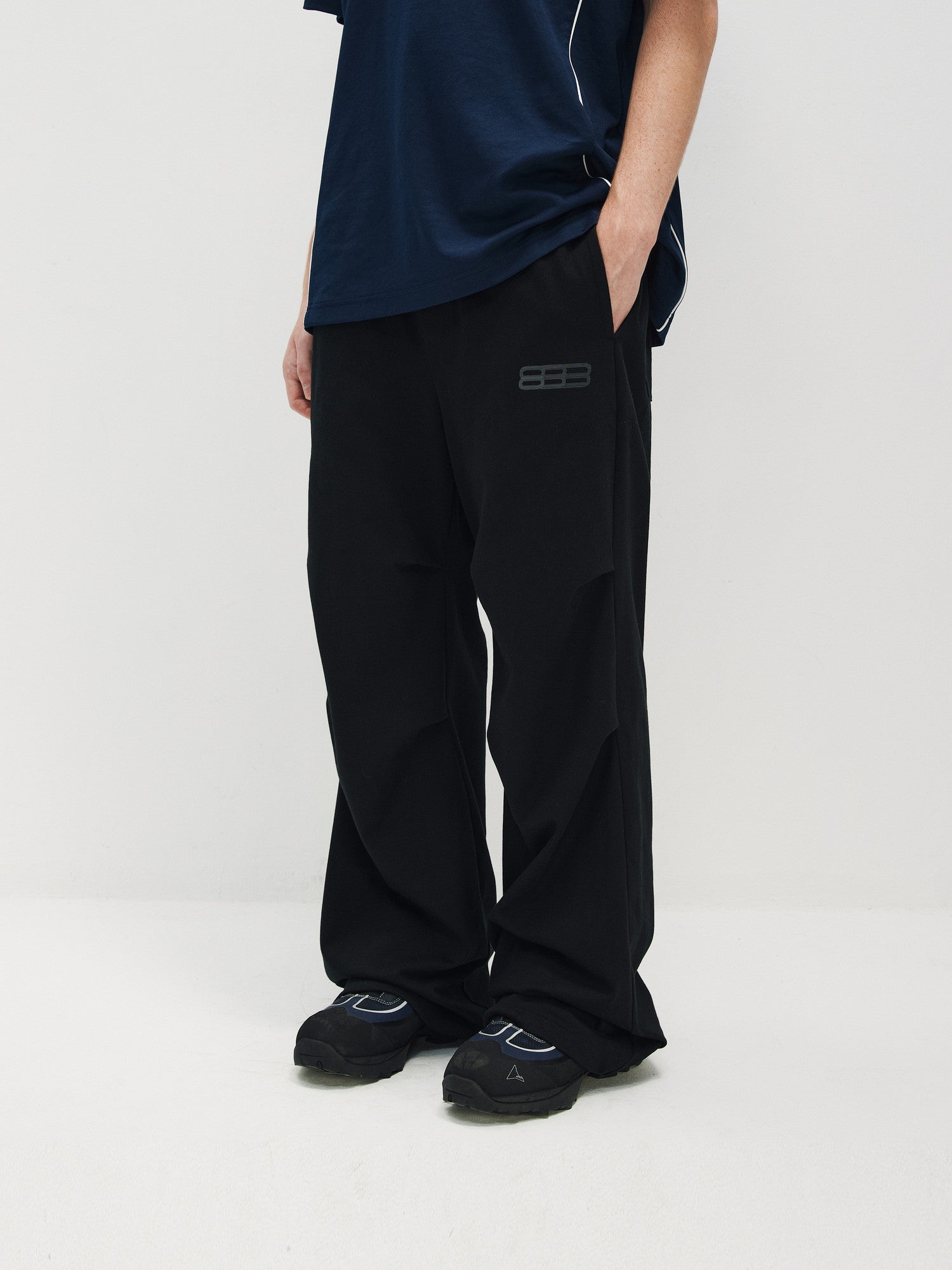 FPA Knit Casual Pants with Pleats – Loose-Fitting, Summer-Ready Long Pants