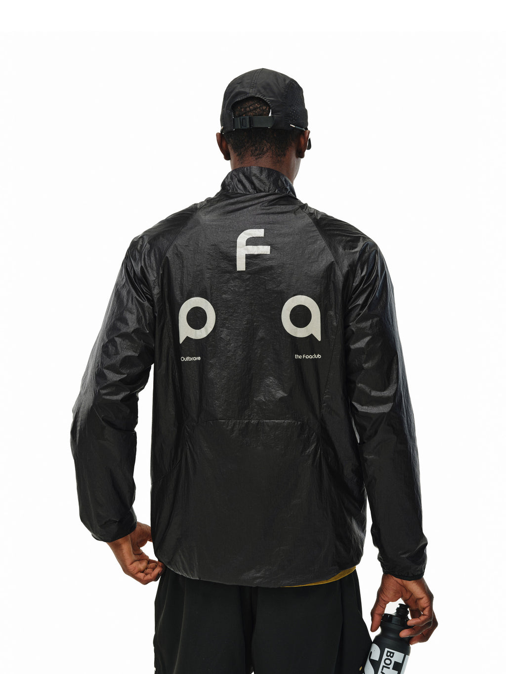 FPA Structured Triangle Print Jacket – Spring Casual Unisex Stand Collar Loose Lightweight Outdoor Sports Jacket