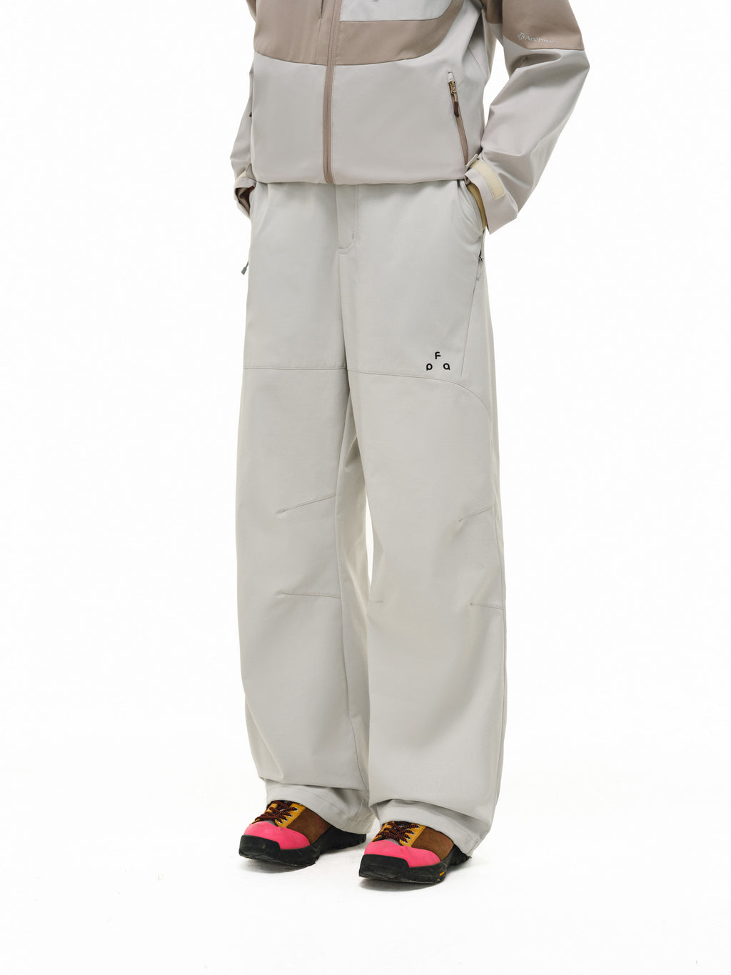 FPA Outdoor Water-Repellent Breathable Textured Straight-Leg Pants for Hiking and Casual Wear