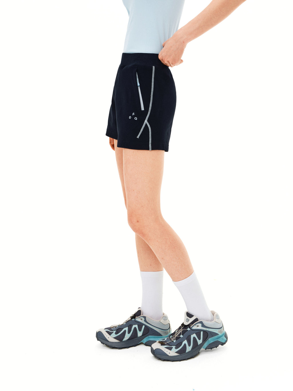 FPA Sport Sweet Shadow Knitted Plaid Running & Climbing Shorts 3-Inch Length Summer Shorts for Women