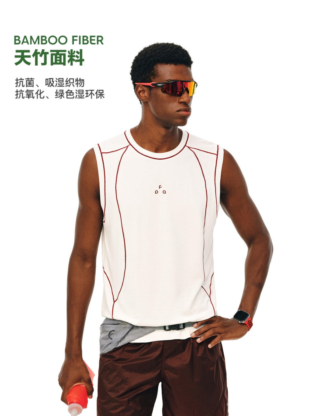 FPA Sports Color-Block Tank Top 2026 New Summer Fitness Running Outdoor Sleeveless T-Shirt for Men