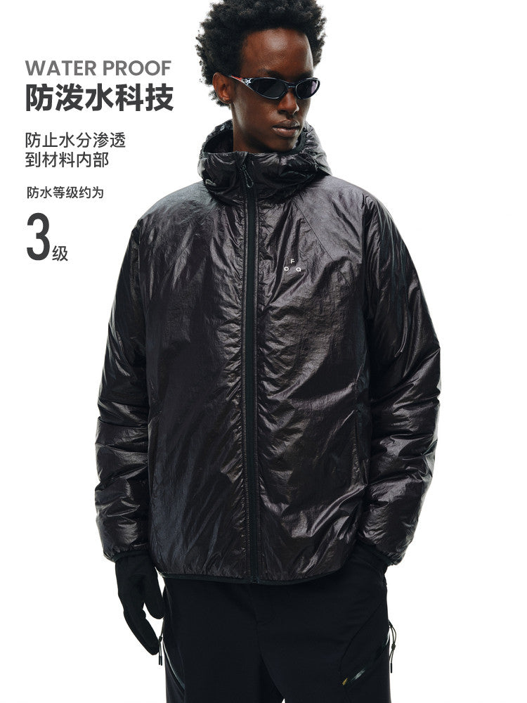 FPA Split Design New Snow Cotton Padded Jacket for Men and Women, Autumn/Winter Sports, Niche High-End Feel, Hooded Couple Cotton Coat