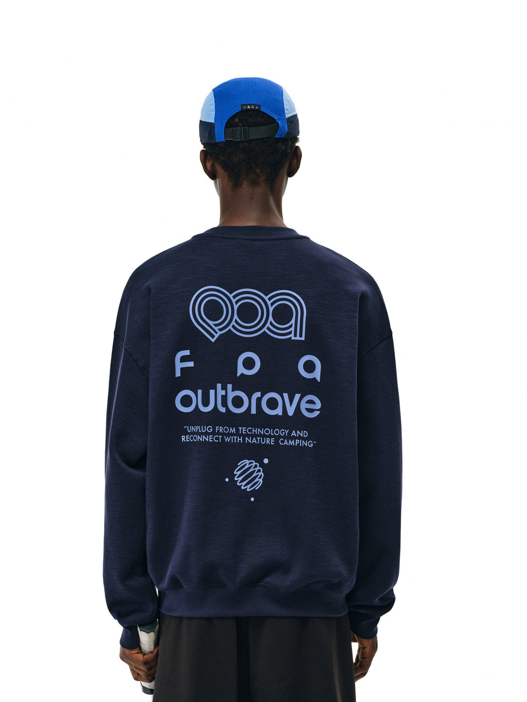 FPA Track Pattern Printed Pullover Crew Neck Sweatshirt