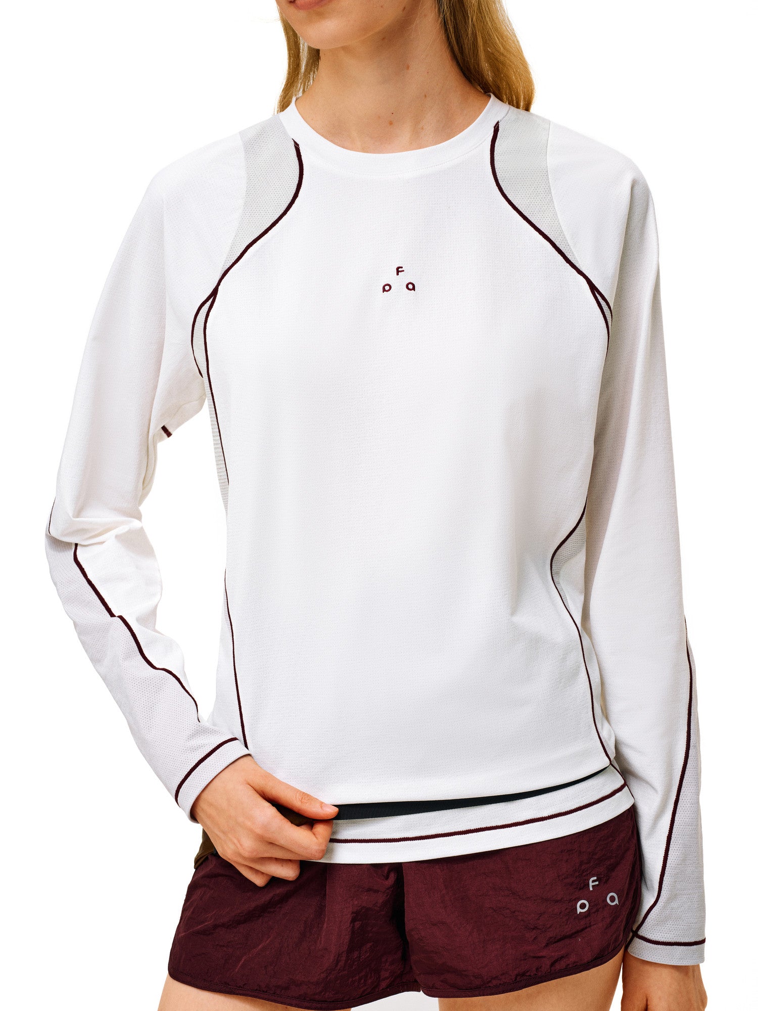 FPA Arc Contrast Breathable Training Long Sleeve Outdoor Sports Crew Neck Couple Casual Autumn T-Shirt