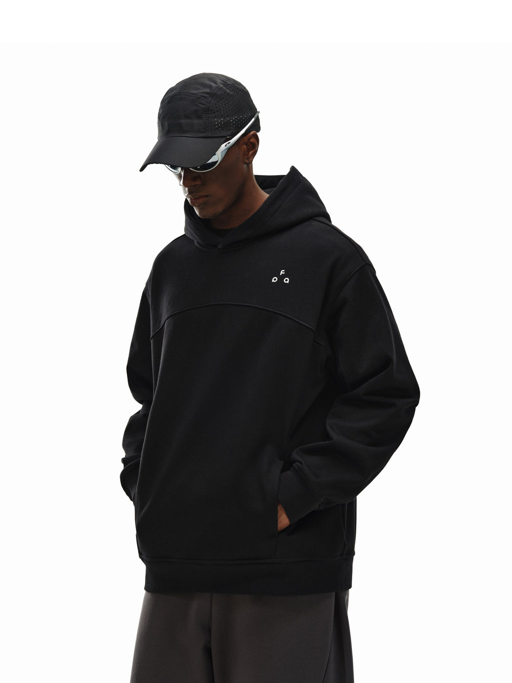 FPA Air Layer Structured Sports Running Printed Hoodie Spring Outdoor Heavyweight Basic Hoodie for Men and Women