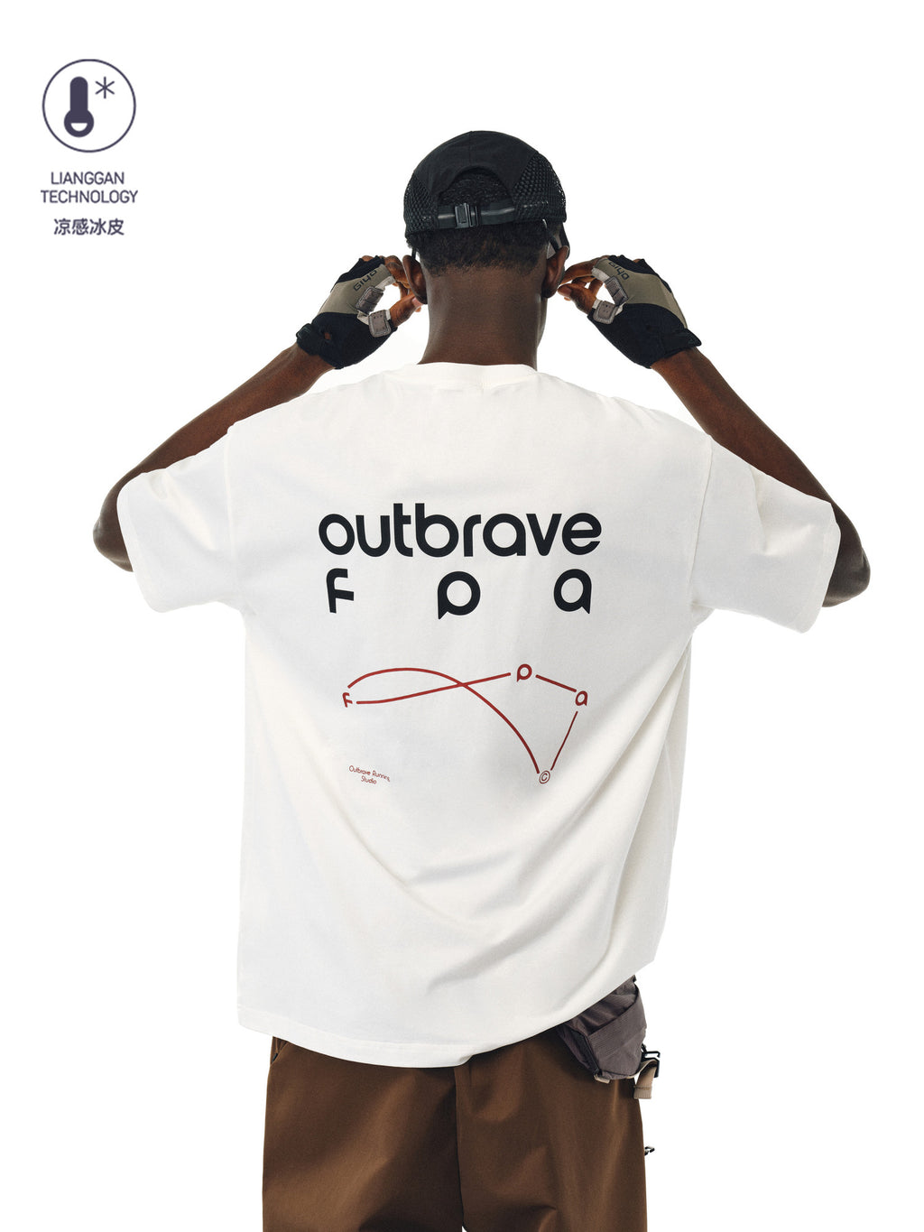 FPA Sports Cooling Ice-Feel Short Sleeve T-Shirt – Chinese Streetwear Loose-Fit Couple Style, Summer White Tee