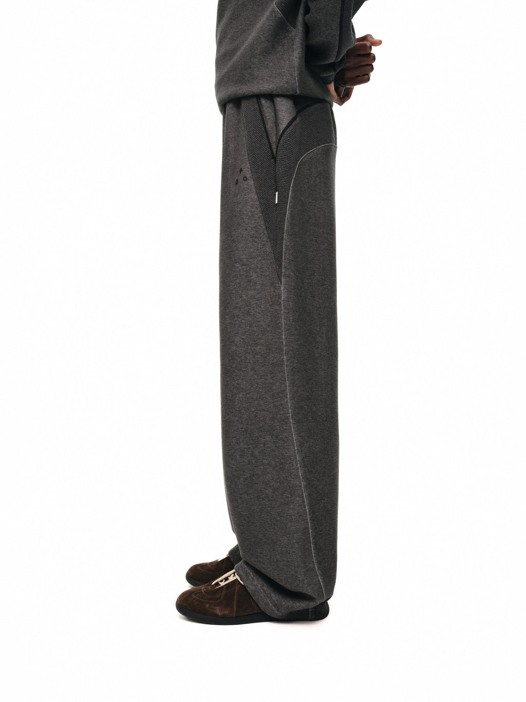 FPA THERMOLITE Paneled Knit Pants Set - Casual Sports Loose Straight-Leg Pants for Men, Spring/Autumn