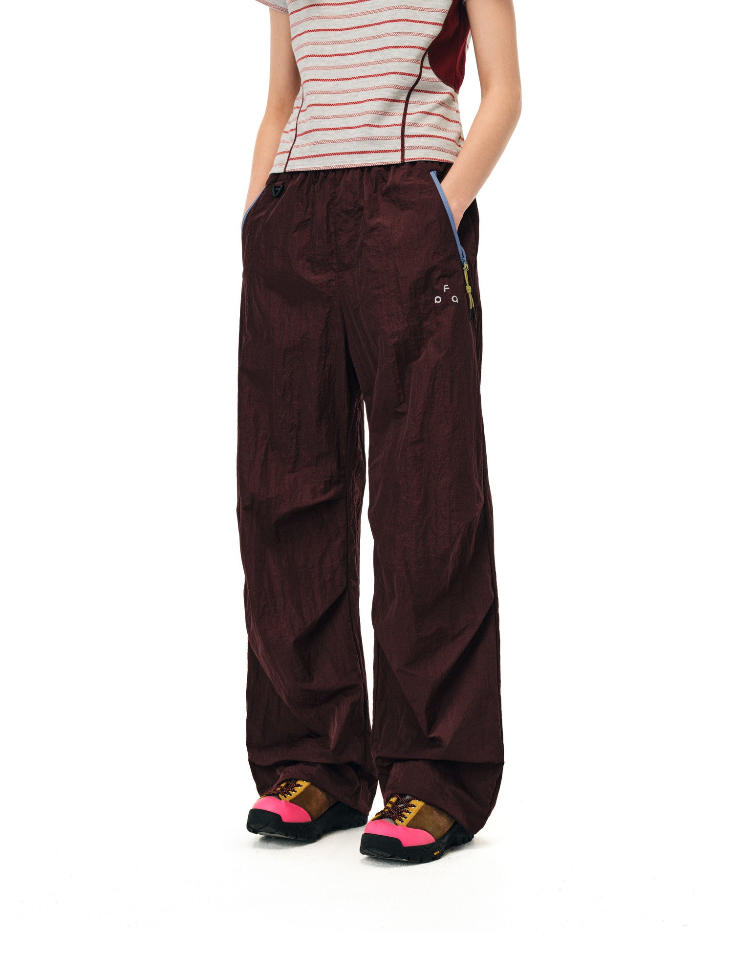 FPA Outdoor Color-Block Zip Water-Repellent Paratrooper Pants 2026 Summer New Style Chinese Trend Loose Sports Casual Pants