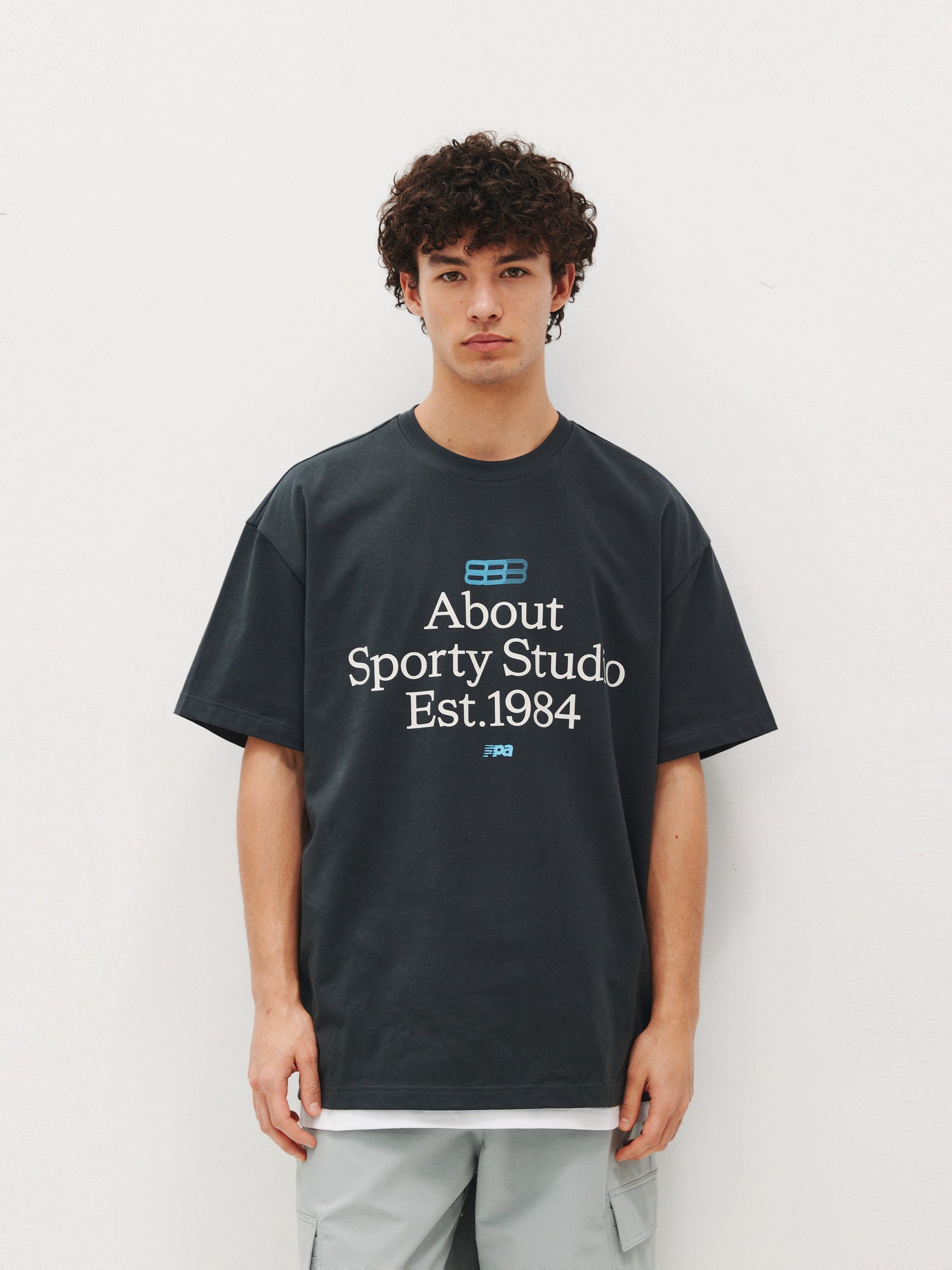 FPA Slogan Typography Phantom Short Sleeve T-Shirt 2024 New Summer Printed Crew Neck Loose American Retro Tee