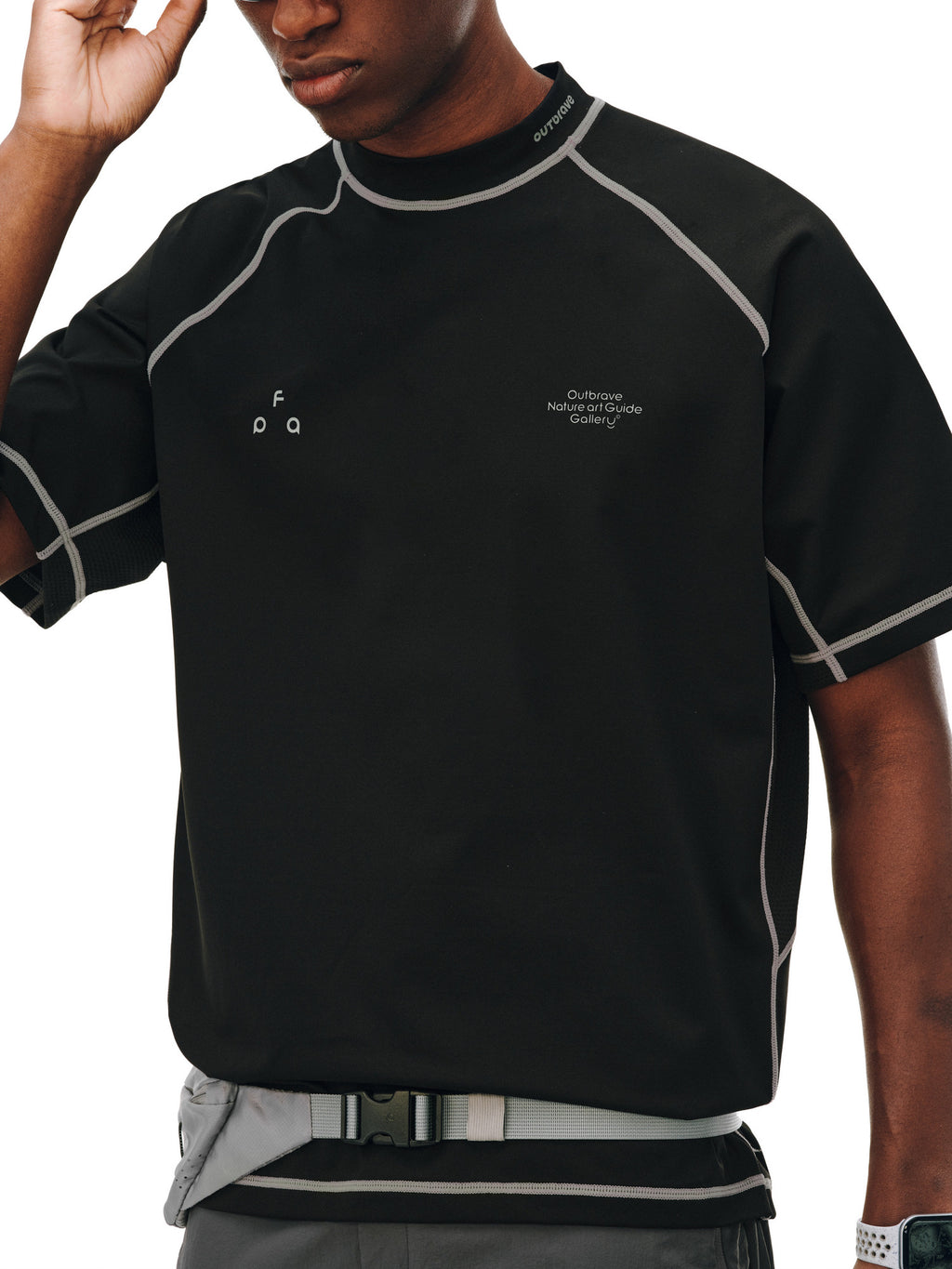 FPA Antibacterial Quick-Dry Paneled Sports T-Shirt 2026 New Summer Design High-Fashion Outdoor Couple T-Shirt