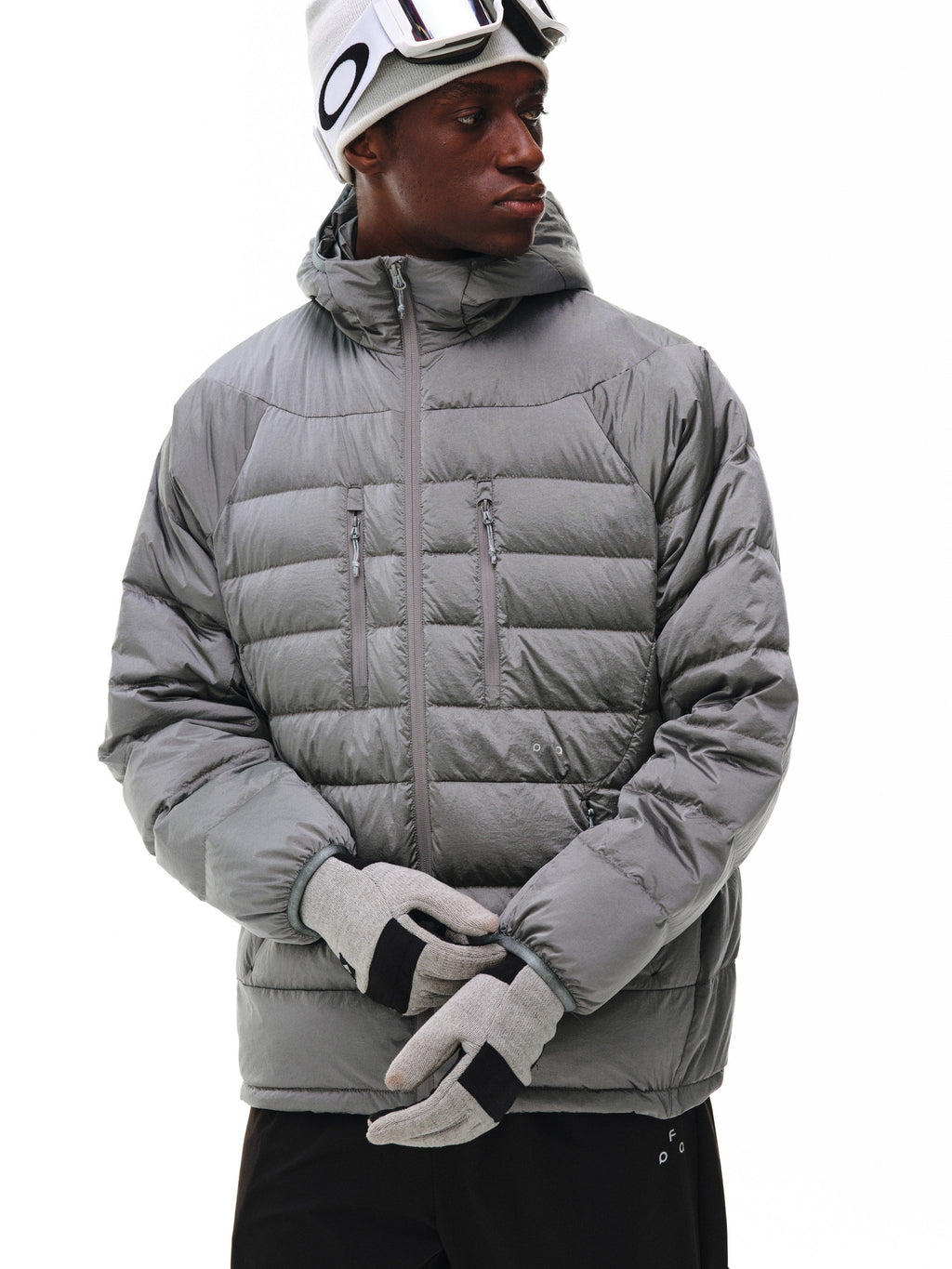 FPA Ribbed Down Hooded Jacket with Double Zipper - 2026 New Winter Sports Couple Down Coat