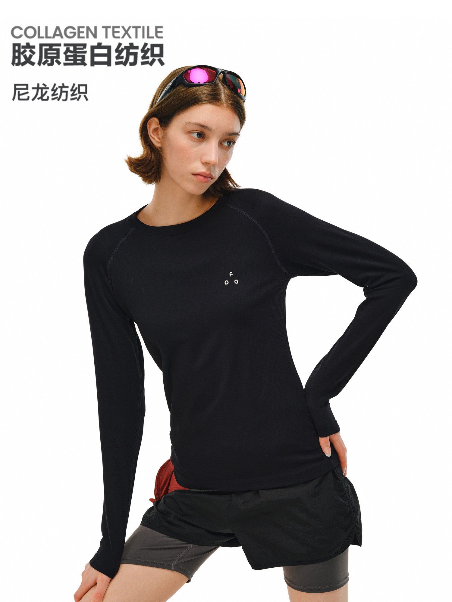 FPA Seamless Outdoor T-Shirt for Spring and Fall – Slim Fit, Basic Round Neck Tee for Women