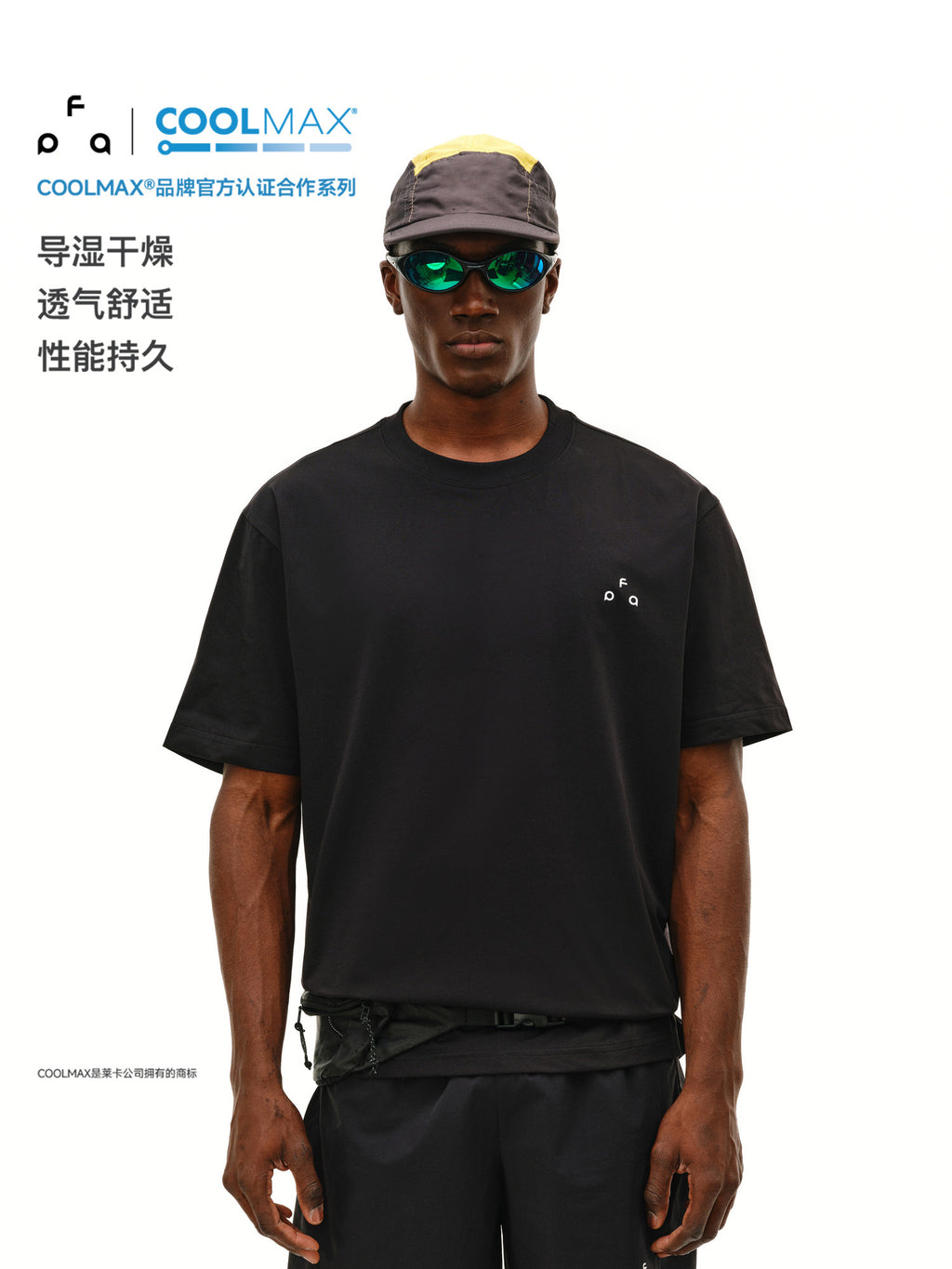 FPA Quick-Dry Athletic Basic T-Shirt Summer Logo Crew Neck Moisture-Wicking Casual Outdoor Short Sleeve for Men and Women
