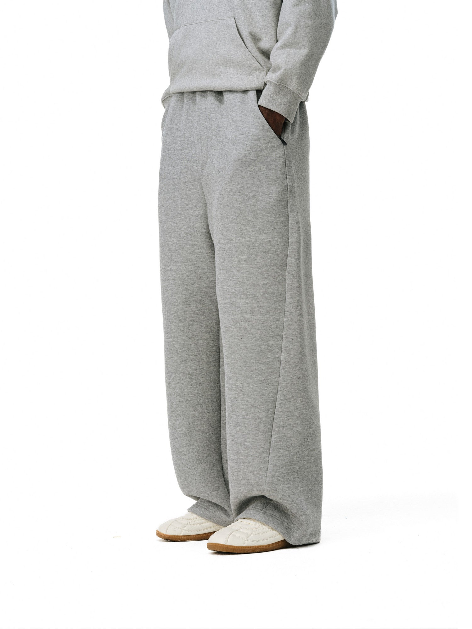 FPA Men's Casual Comfortable Skin-Friendly Stretch Straight-Leg Long Pants Spring/Autumn Loose Heavyweight Sweatpants