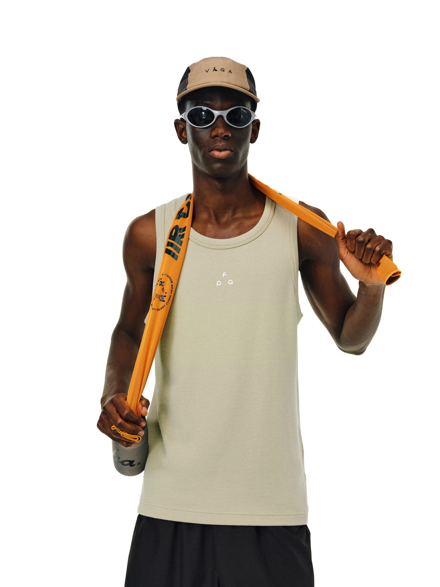 FPA Moisture-Wicking Triangle Logo Sleeveless Vest - Chinese Streetwear Trend Summer Sports Cooling Basketball Fitness Tank Top