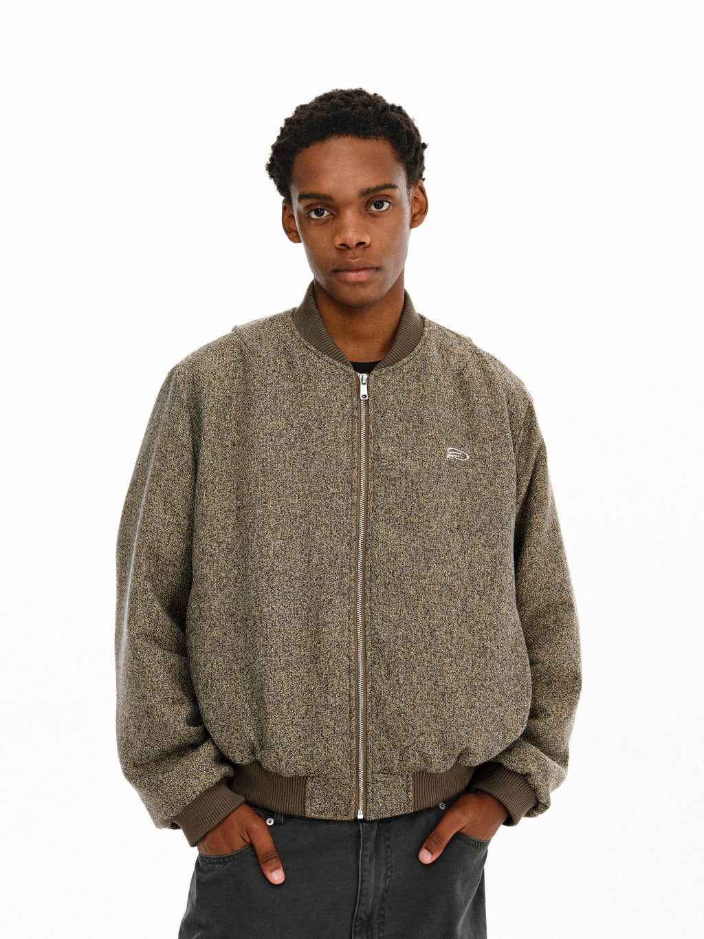 FPA Jacquard Knit Jacket 2026 New Fall/Winter American Retro Loose Baseball Collar Coat for Men