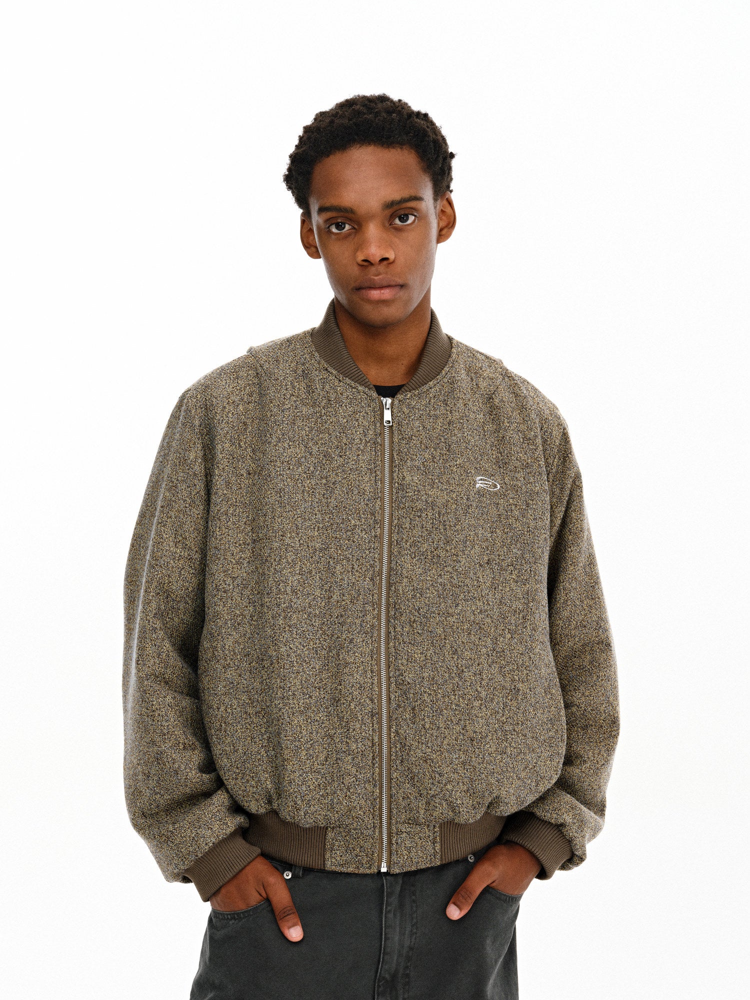 FPA Jacquard Knit Jacket 2026 New Fall/Winter American Retro Loose Baseball Collar Coat for Men