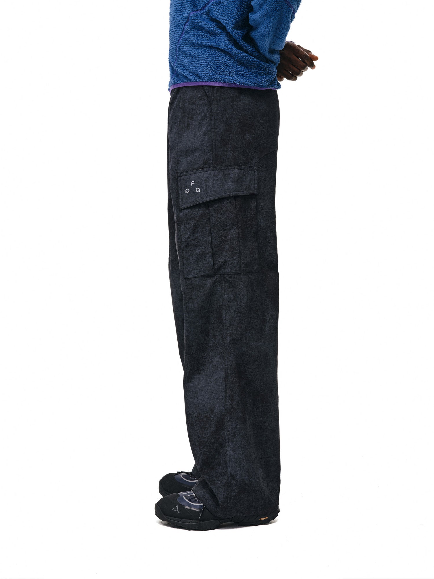 FPA Outdoor Tie-Dye Cargo Pants - Chinese Streetwear Trend, Loose Straight-Leg Sports Casual Long Pants for Men