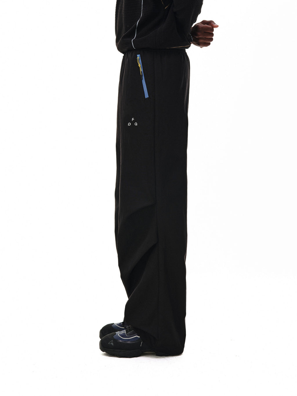 FPA Outdoor Color-Block Waterproof Zipper Thickened All-Season Paratrooper Pants, Spring/Autumn Athletic Straight-Leg Casual Pants for Men