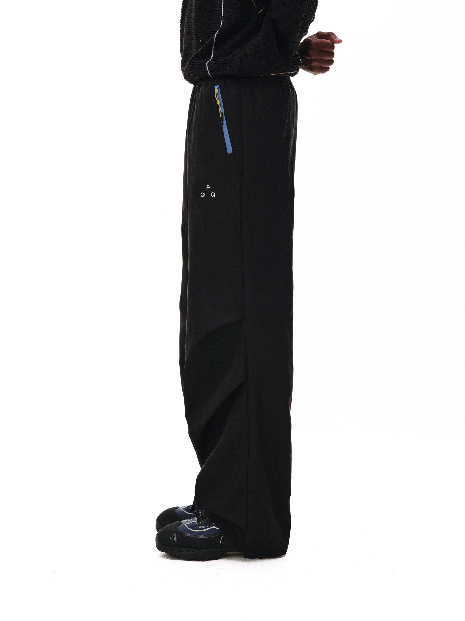 FPA Outdoor Color-Block Waterproof Zipper Thickened All-Season Paratrooper Pants, Spring/Autumn Athletic Straight-Leg Casual Pants for Men