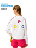 FPA Cool-Touch Dopamine Color-Block Hassu Long-Sleeve Sports T-Shirt for Outdoor Couples, Autumn Round-Neck Casual Basic Tee