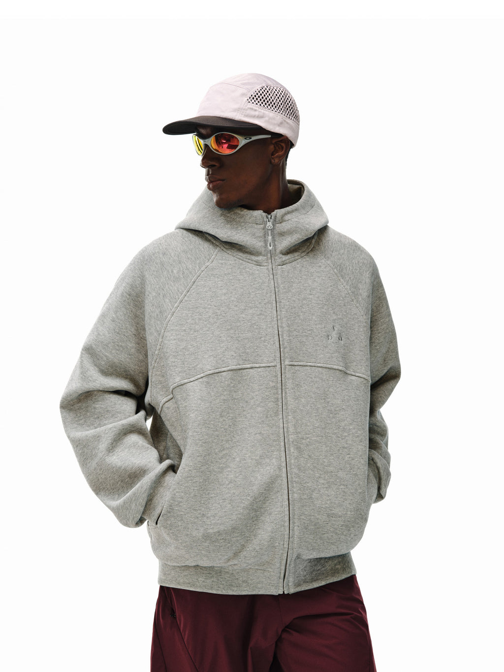 FPA Windproof Collar Basic Logo Cardigan Hoodie – Spring Outdoor Sports Couple Jacket Hooded Sweatshirt for Men
