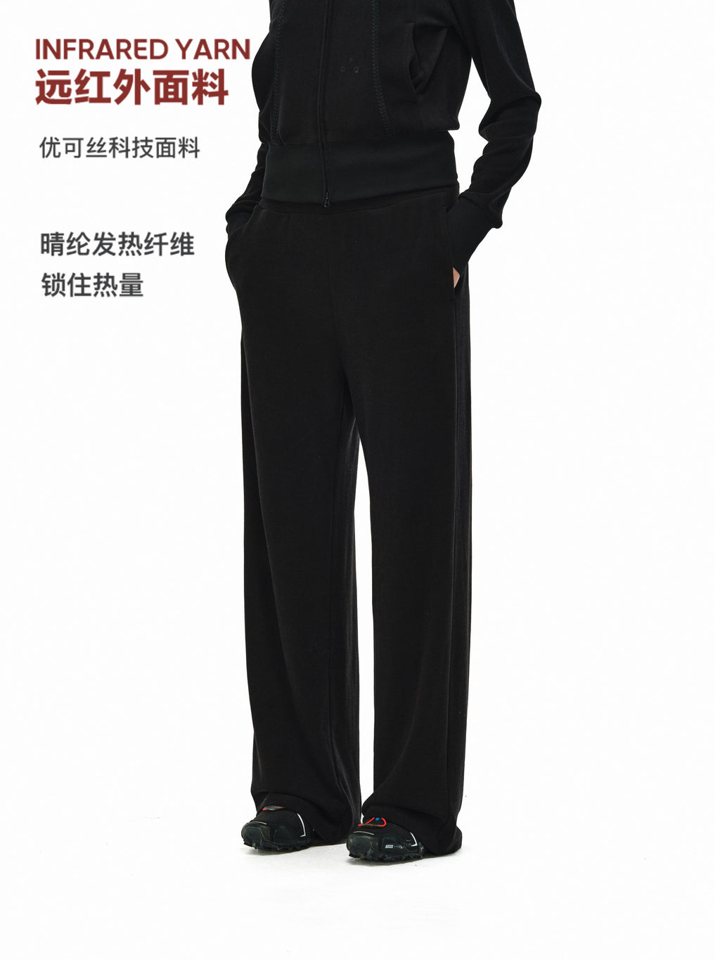 FPA Drawstring Mid-Rise Straight-Leg Loose Sweatpants 2026 New Spring/Autumn Design Athletic Casual Long Pants for Women