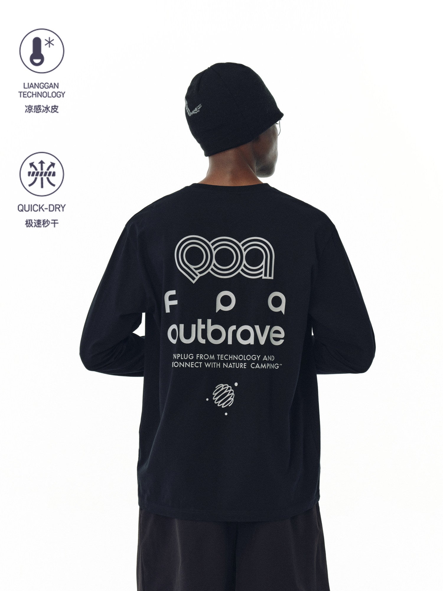 FPA Ice-Feel Quick-Dry Printed Lightweight Long-Sleeve T-Shirt - 2026 Spring New Arrival, Couple Loose Casual Crew Neck Tee