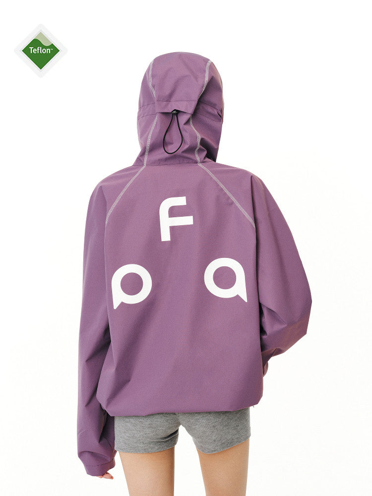 FPA Teflon Three-Proof Contrast Color Hardshell Jacket - Chinese Streetwear Outdoor Windbreaker Couple Jacket