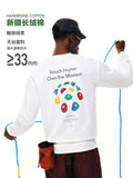 FPA Climbing Color-Block Long-Sleeve Sports T-Shirt 2026 Autumn New Long-Staple Cotton Crew Neck Casual Printed Long-Sleeve Men's