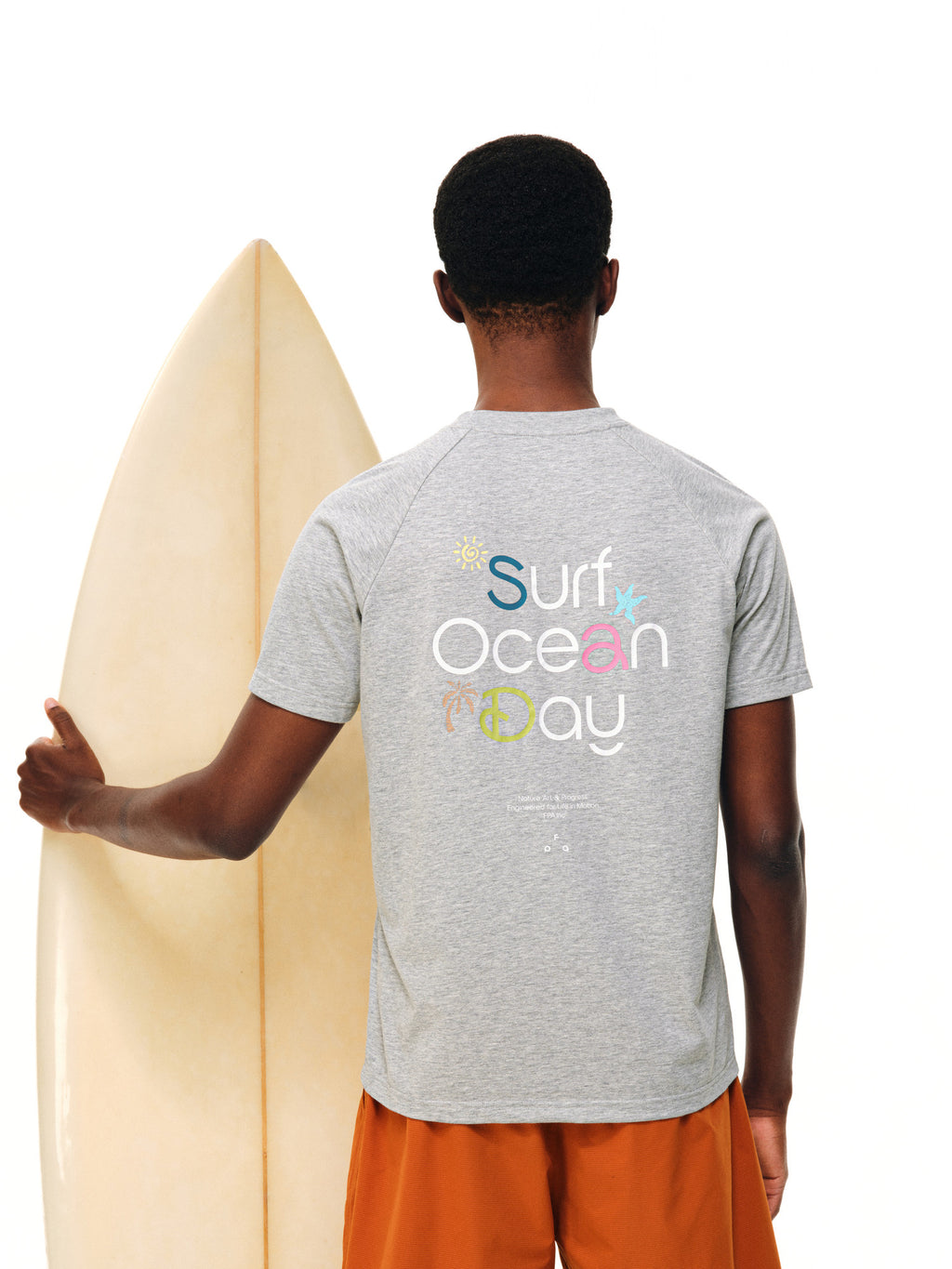FPA Summer Beach Vacation Quick-Dry Short Sleeve T-Shirt, Summer Crew Neck Outdoor Dopamine Couple Casual Tee