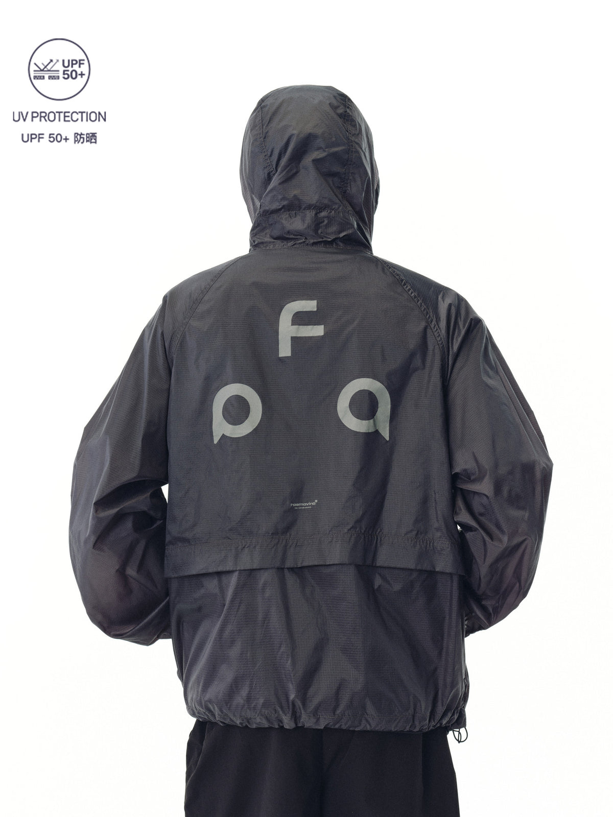 FPA Lightweight Plaid UPF50+ Sun Protection Jacket - Unisex Loose Fit Hooded Sports Jacket