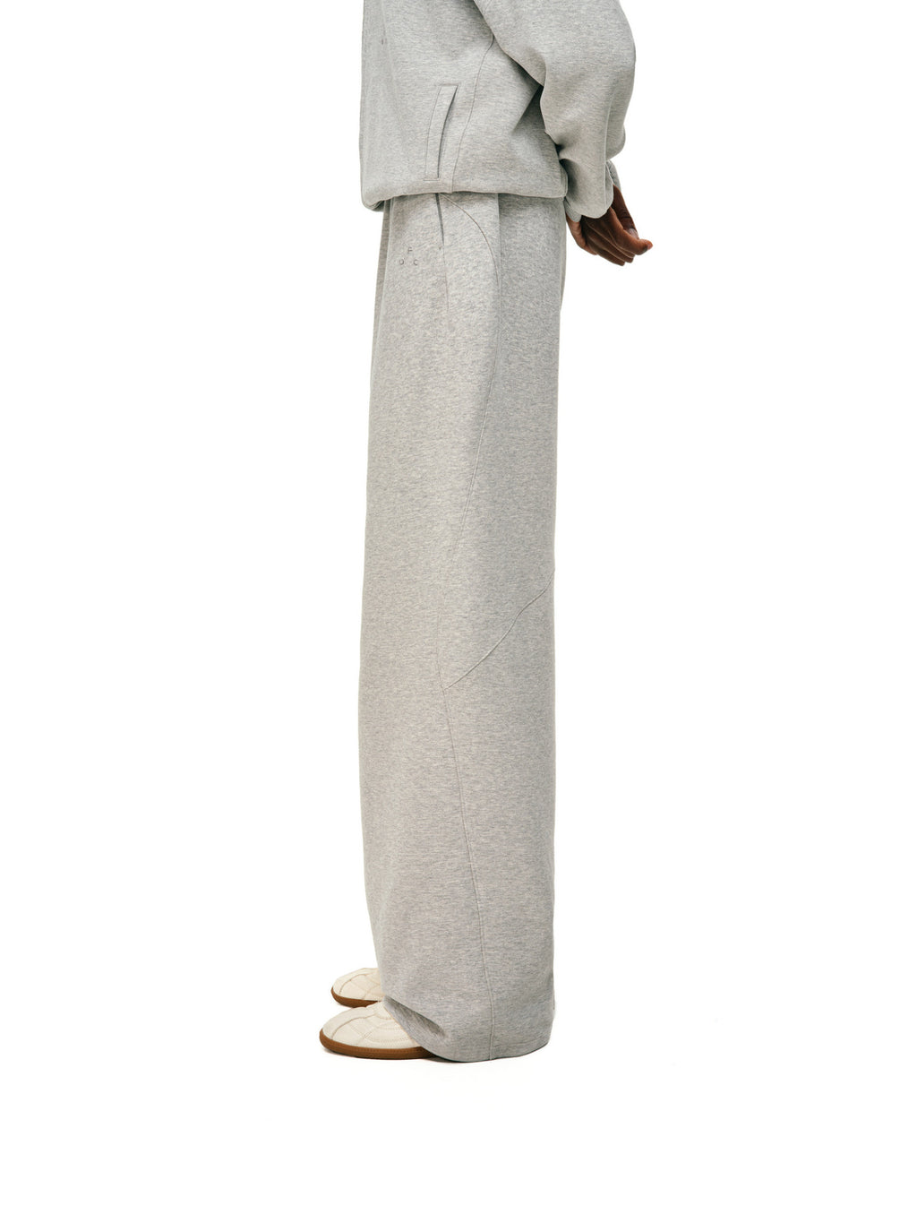 FPA Double-Sided Cotton Yarn Antibacterial Warm Sweatpants - Spring/Autumn Straight-Leg Unisex Casual Lounge Pants