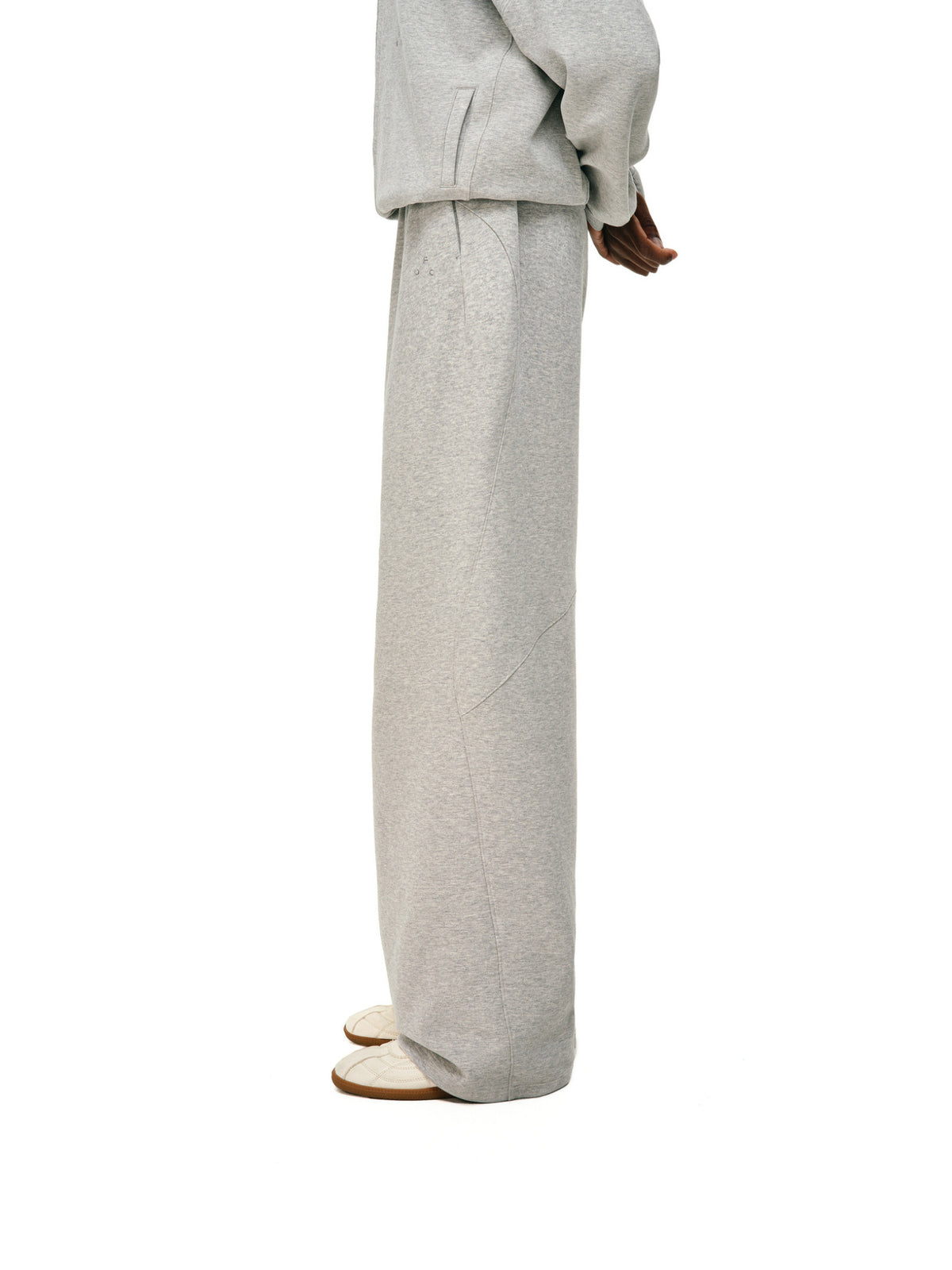 FPA Double-Sided Cotton Yarn Antibacterial Warm Sweatpants - Spring/Autumn Straight-Leg Unisex Casual Lounge Pants