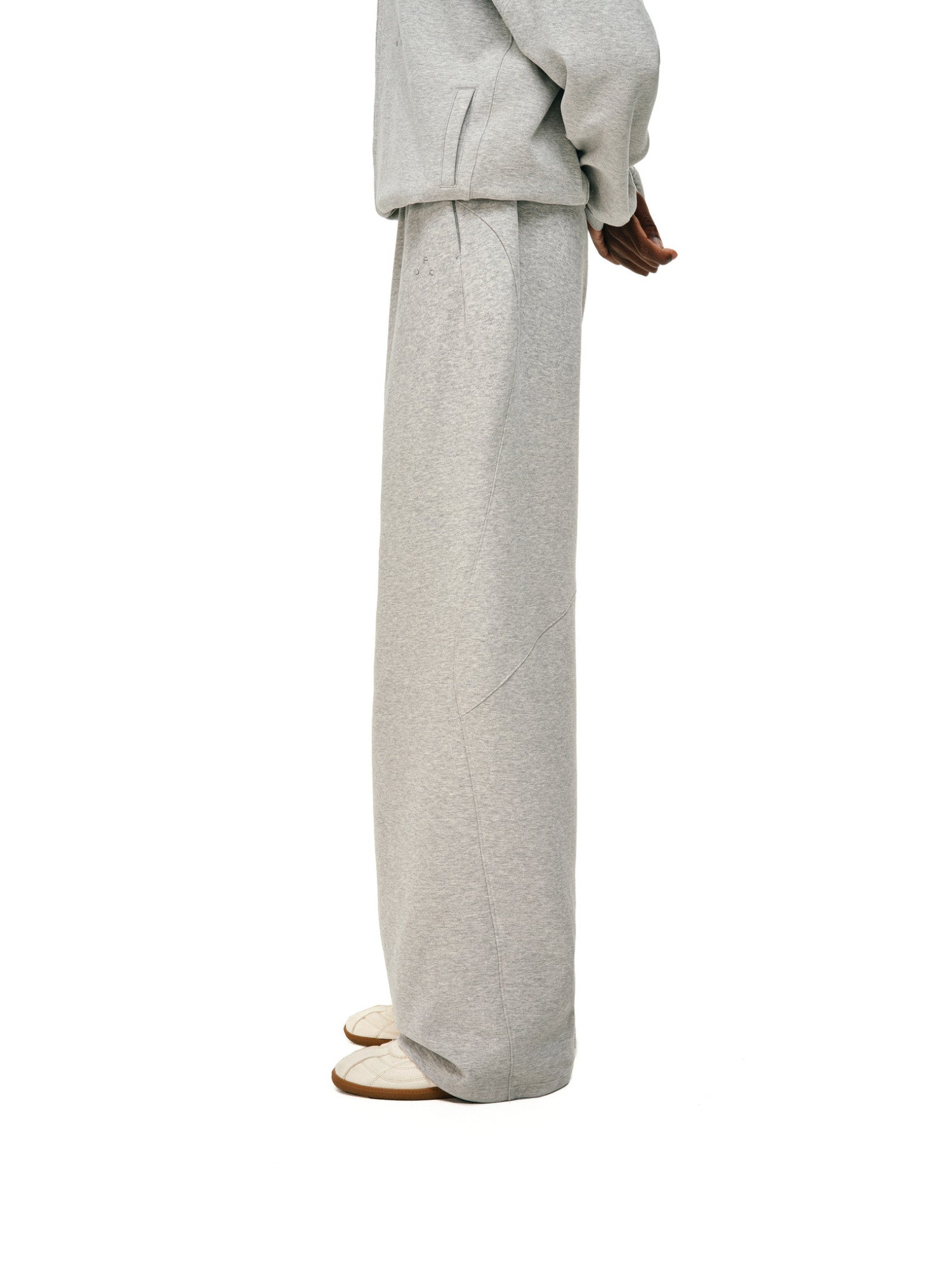 FPA Double-Sided Cotton Yarn Antibacterial Warm Sweatpants - Spring/Autumn Straight-Leg Unisex Casual Lounge Pants