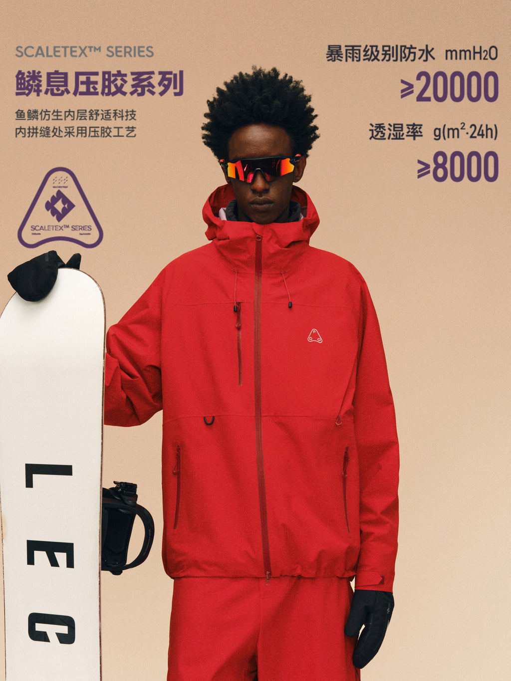 FPA Color-Block Windbreaker - Chinese New Year Limited Edition, Outdoor Sports, Windproof & Waterproof Hooded Jacket
