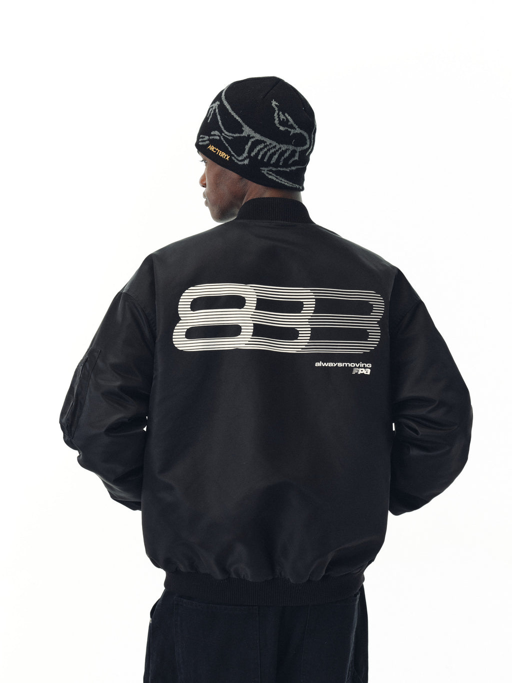 FPA Phantom 8 Pilot Jacket for Sports, Windproof, Baseball Collar, Unisex Loose-Fit Trendy Outerwear