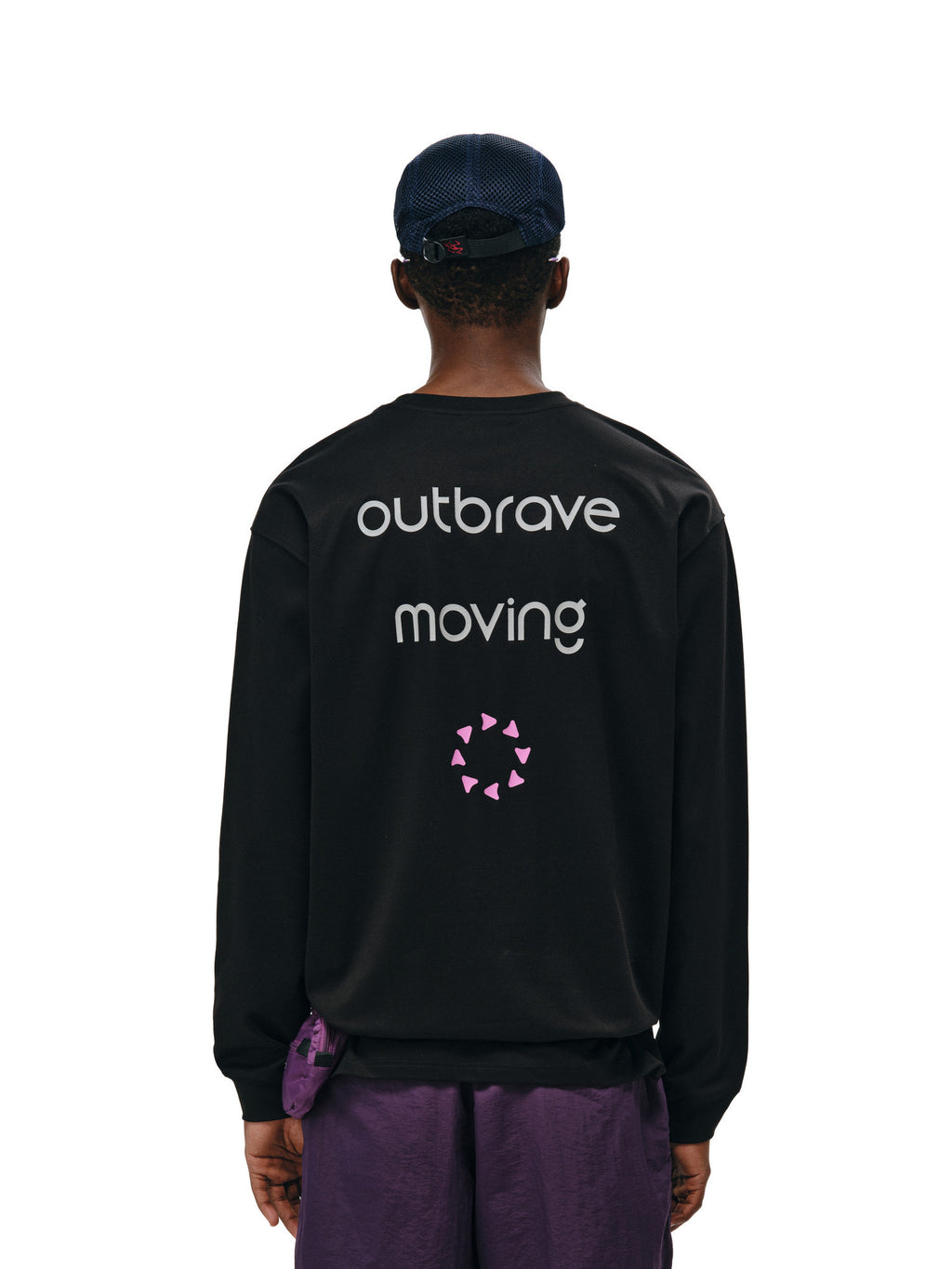 FPA Brand Distressed Long-Sleeve Slogan Tee