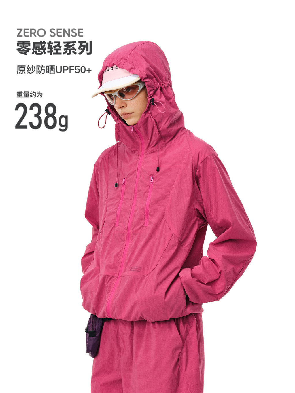 FPA Double-Zip Moisture-Wicking Sun Protection Jacket UPF50+ Outdoor Sports Couple Style