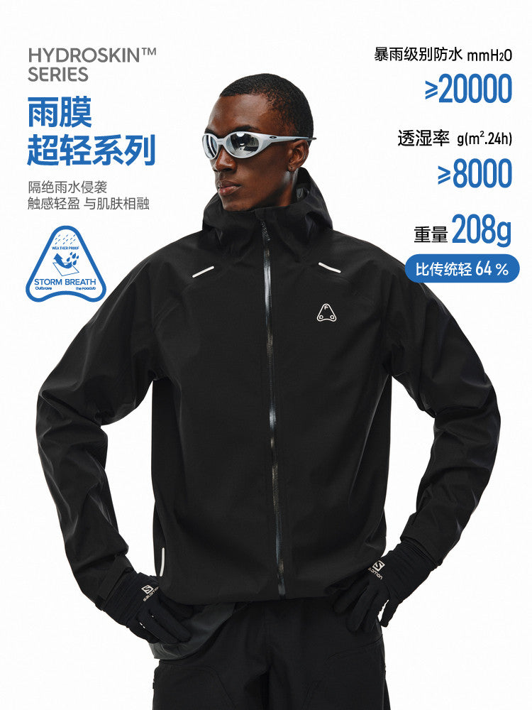 FPA Lightweight Outdoor Windproof Trail Running 3L Hardshell Jacket Men's Sports Triple-Proof Jacket