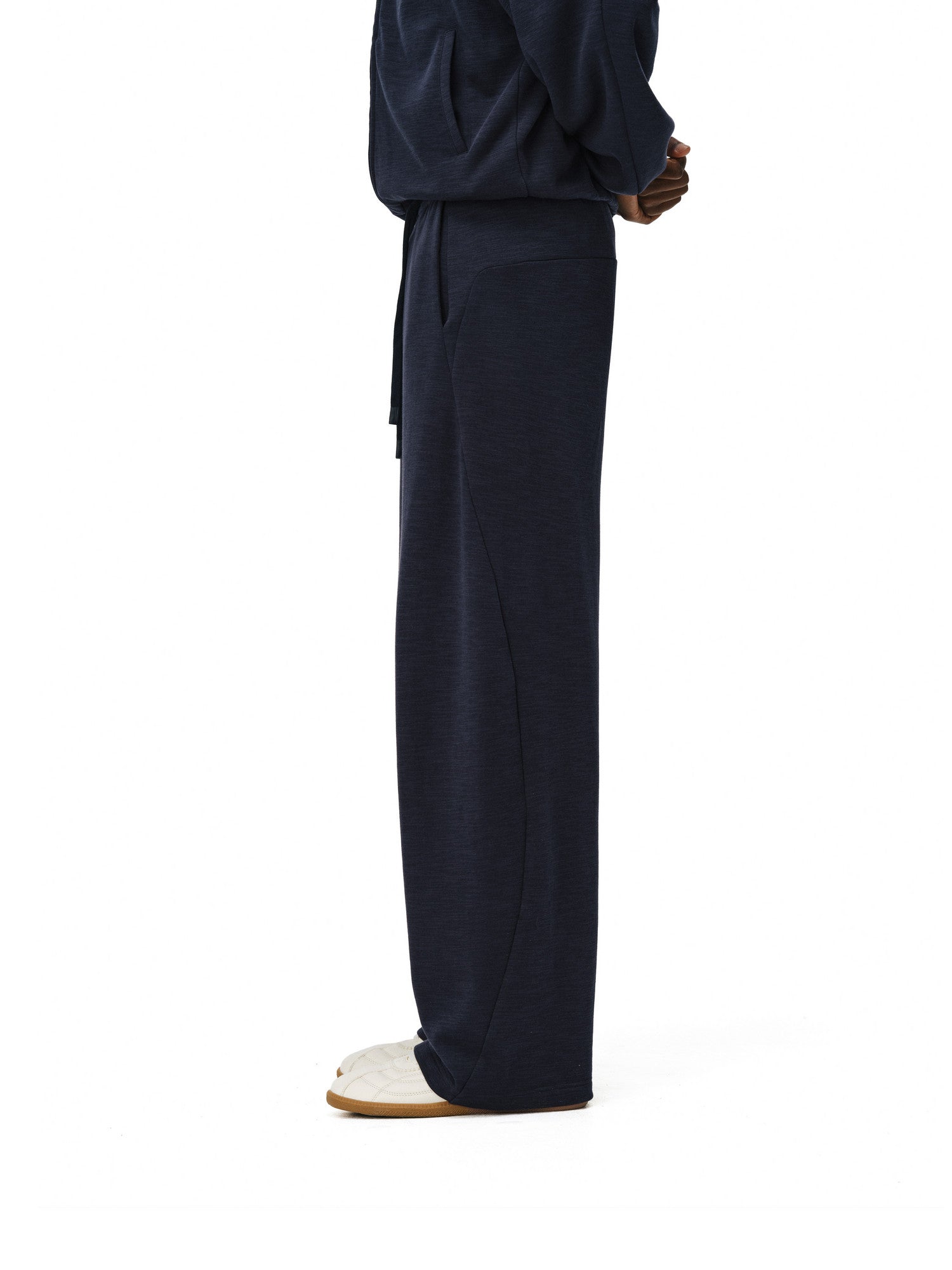 FPA Slub Cotton Terry Sweatpants – Moisture-Wicking, Relaxed Straight-Leg Casual Pants for Spring & Fall