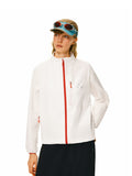 FPA Sports Color-Block Stand Collar Jacket – Lightweight Outdoor Casual Zip-Up for Men and Women
