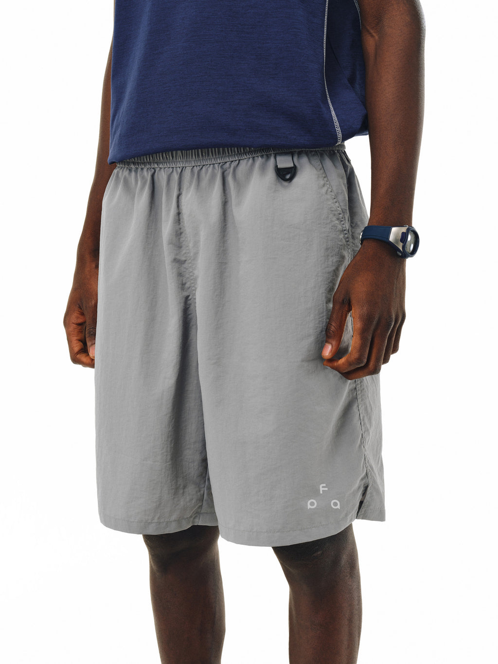 FPA Outdoor Reflective Logo Lightweight Quick-Dry 5-Inch Shorts - Chinese Streetwear Trendy Loose Athletic Casual Shorts