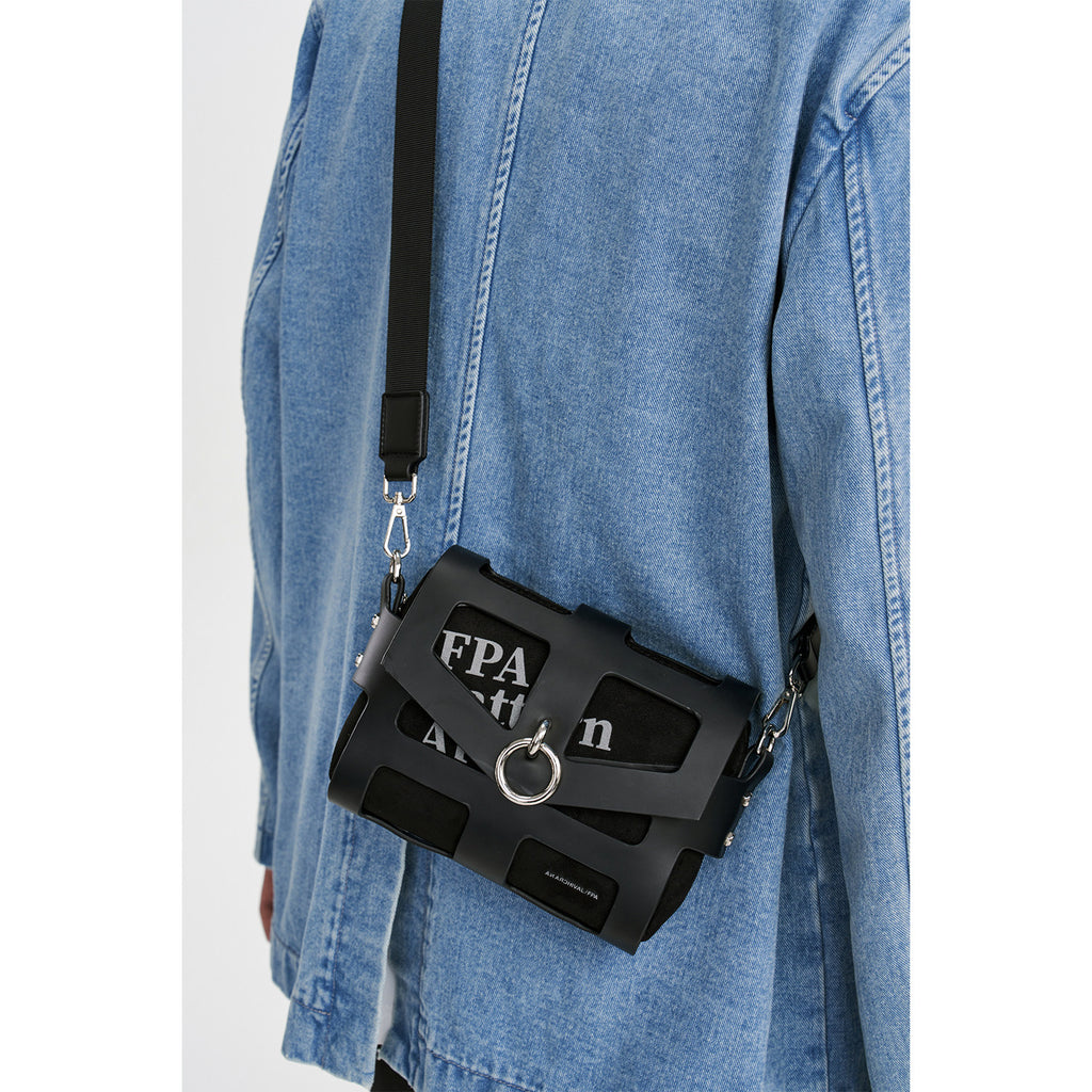 FPA Premium Hollow-Out Leather Fashion Crossbody Bag