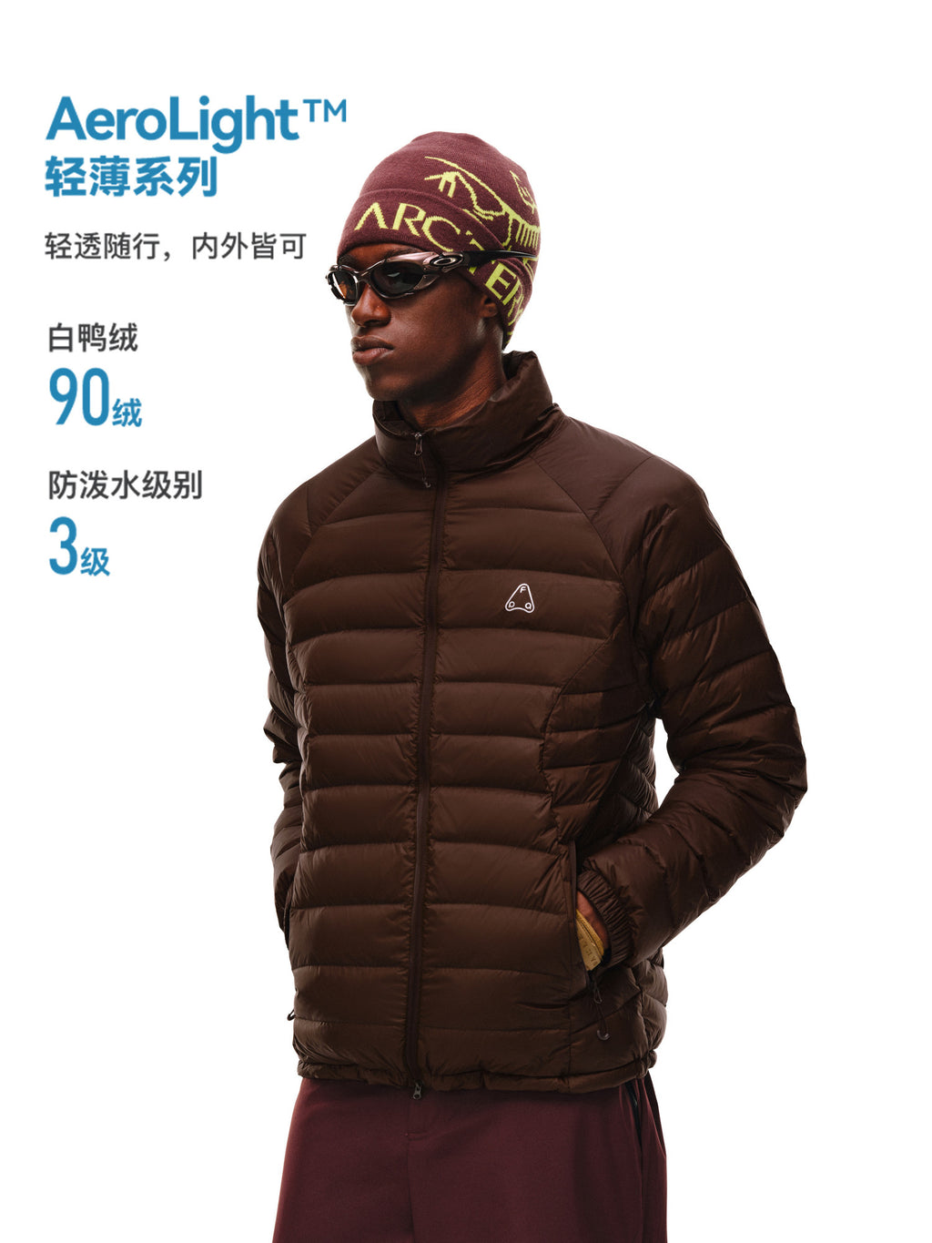 FPA Arc Ribbed Down Jacket 2026 New 90% Down Lightweight Stand Collar Couple's Outerwear