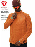 FPA Half-Zip Primaloft® Fleece Outdoor Sweatshirt, Breathable Color-Block Couple Stand Collar Jacket