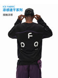 FPA Triangle Logo Color-Block Long Sleeve Tee for Spring/Autumn Outdoor Quick-Dry Basic Round Neck Casual Couple T-Shirt