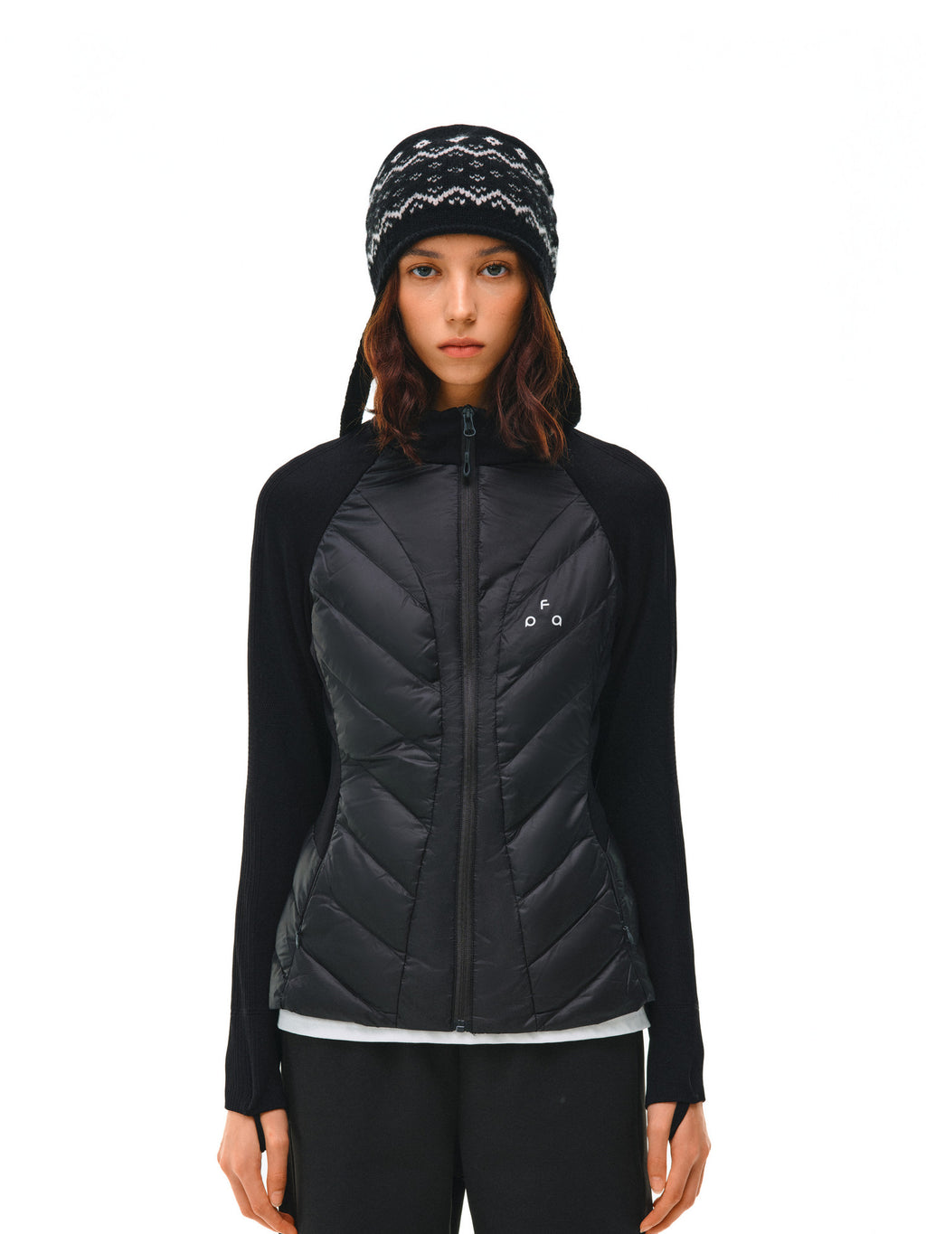 FPA High-Collar Paneled Women's Down Jacket 2026 New Fall/Winter Short Lightweight Warm Down Coat
