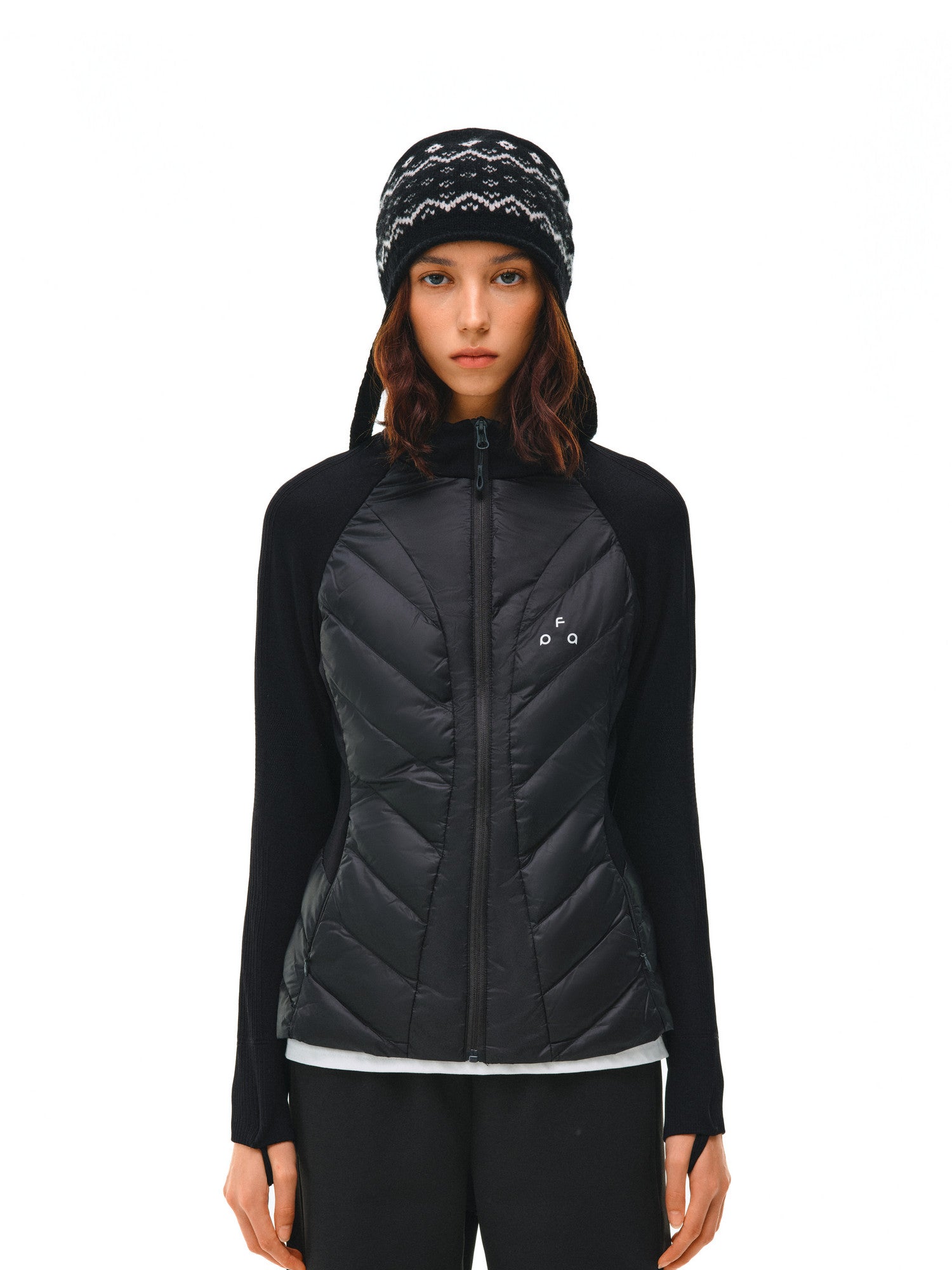 FPA High-Collar Paneled Women's Down Jacket 2026 New Fall/Winter Short Lightweight Warm Down Coat
